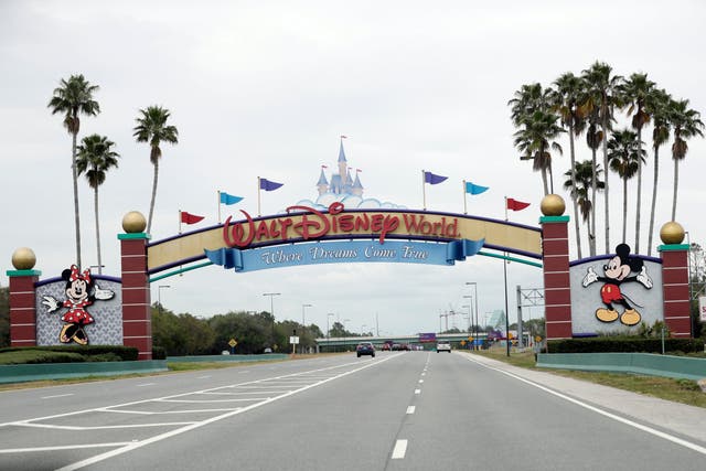 Disney World in Florida, where tens of thousands of workers have been furloughed