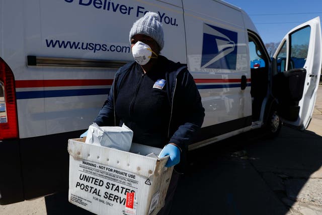 Nearly 500 post office workers have tested positive for the virus