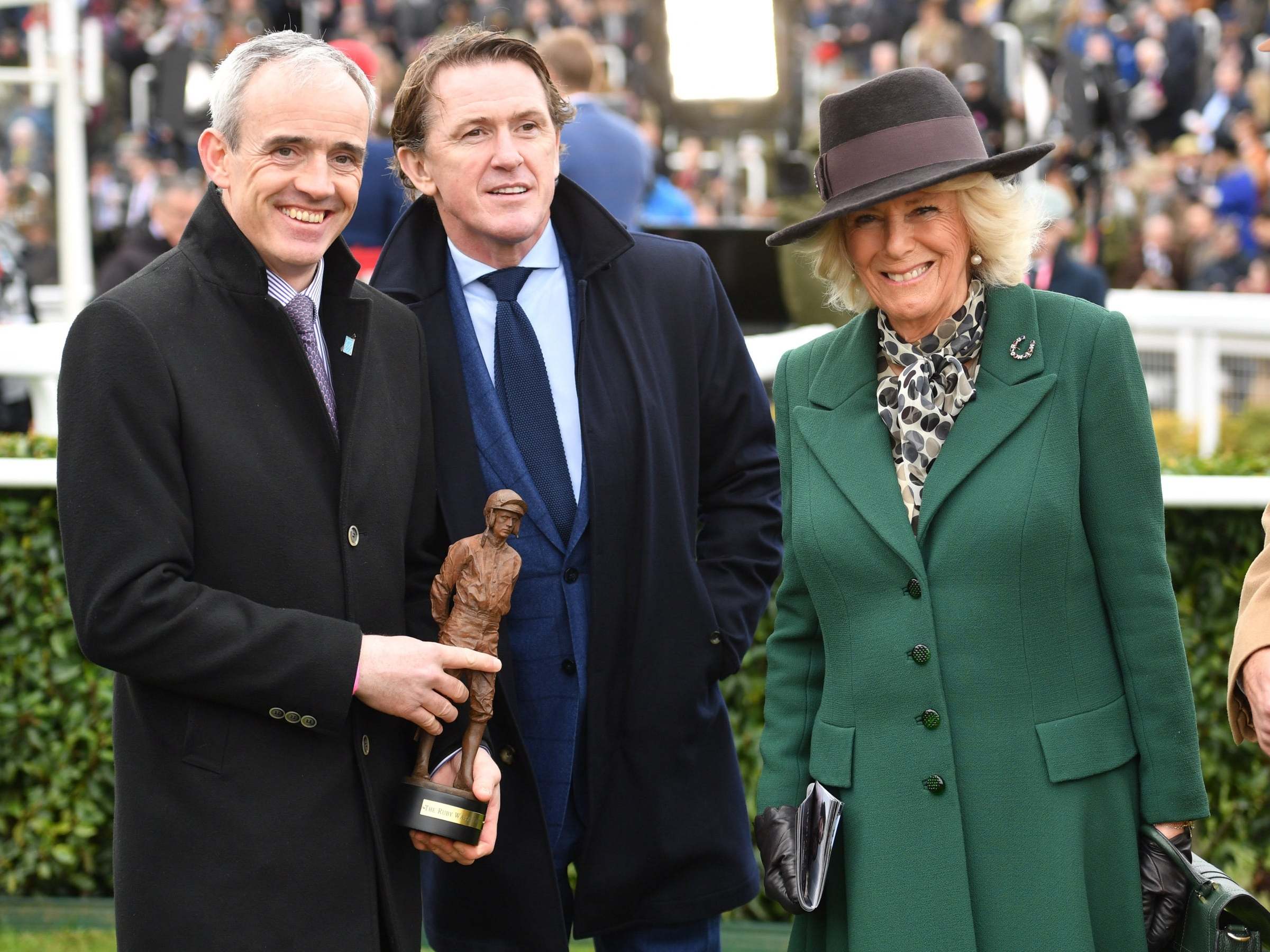 AP McCoy (middle) admitted 'a lot of lives were lost' at the Cheltenham Festival