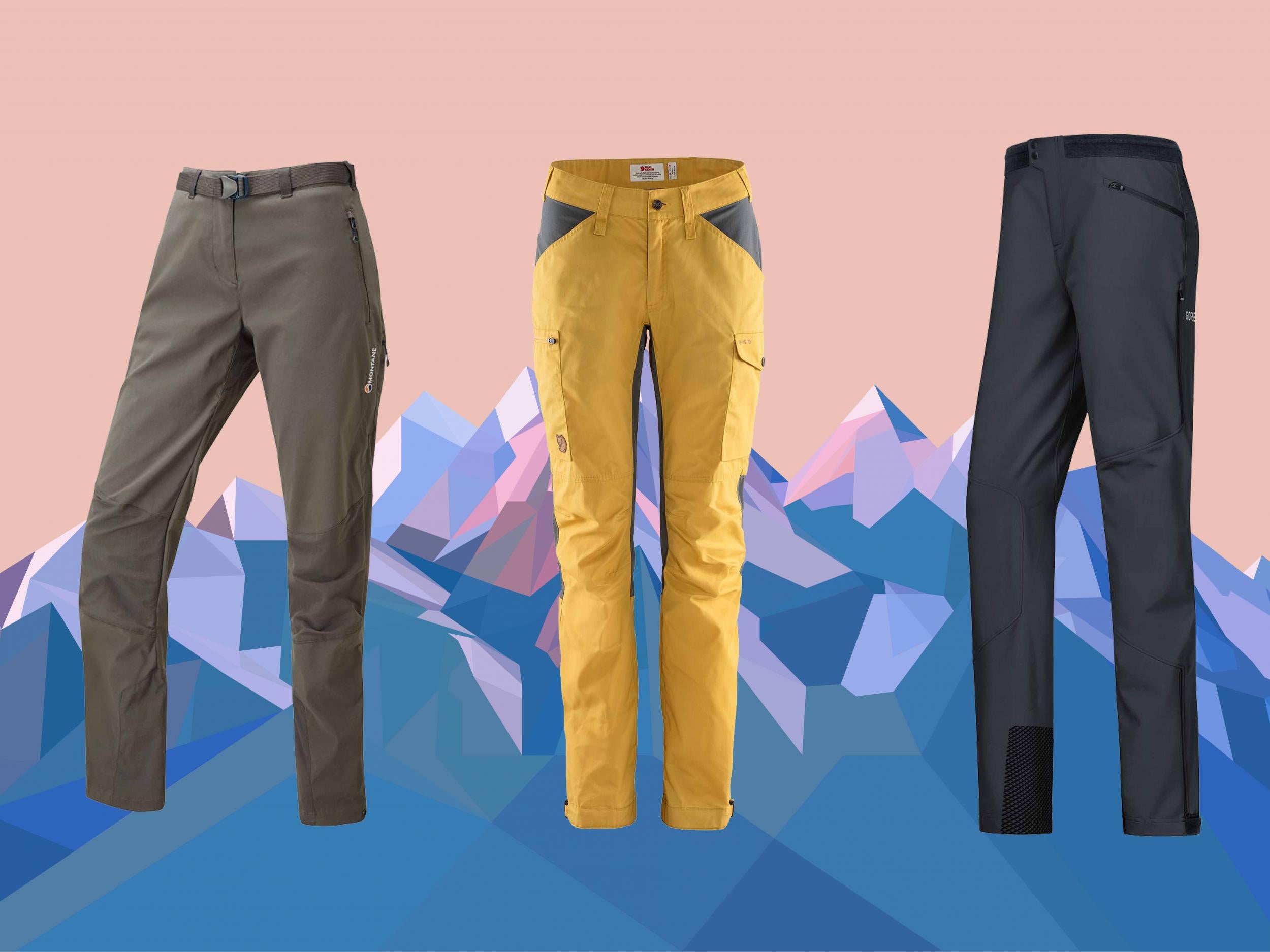 Mens Elasticated Fleece Lined Thermal Walking Cargo Winter Trousers 5 Pocket 