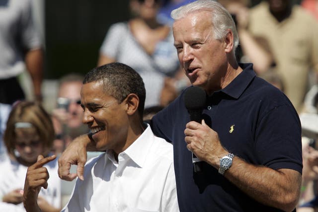 Obama and Biden campaigned together in 2008. That is likely to be repeated this election
