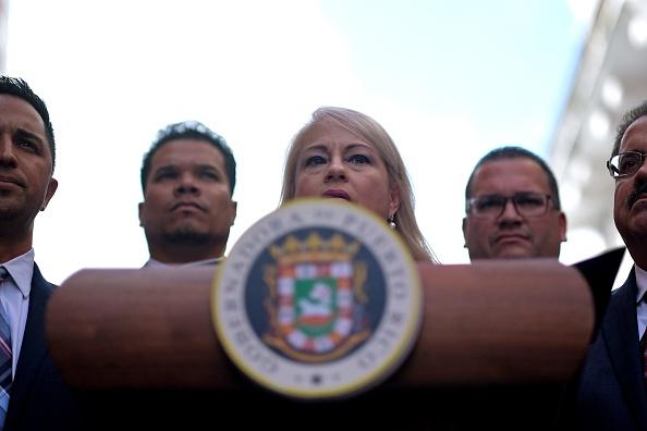 Puerto Rico Governor Wanda Vazquez Garced has been accused of dodging questions from reporters about the administration's controversial response to the pandemic.