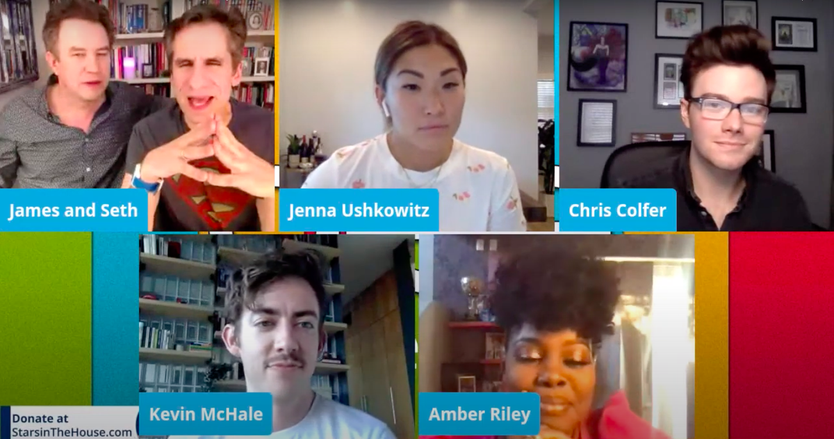 Glee cast reunite for virtual coronavirus fundraiser