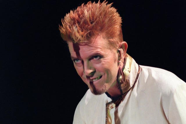 David Bowie, performing here in 1997, braved a bold new musical world with his short-lived D’n’B phase