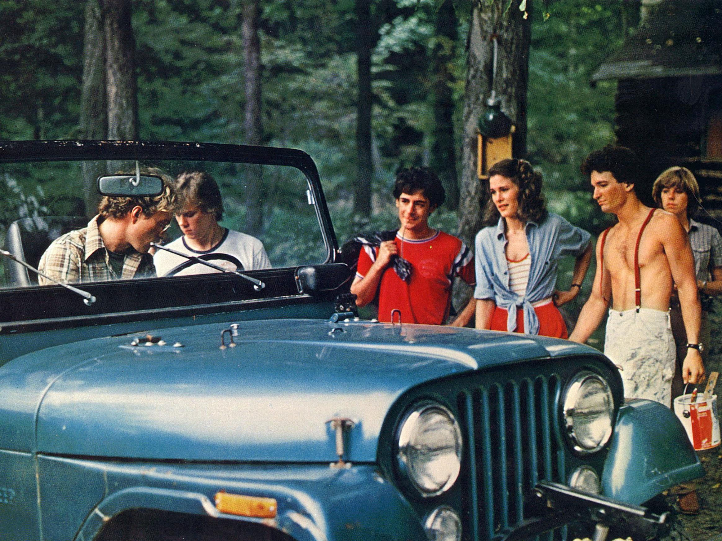 Peter Brouwer, Kevin Bacon, Mark Nelson, Laurie Bartram, Harry Crosby and Adrienne King in ‘Friday the 13th’ (Rex)