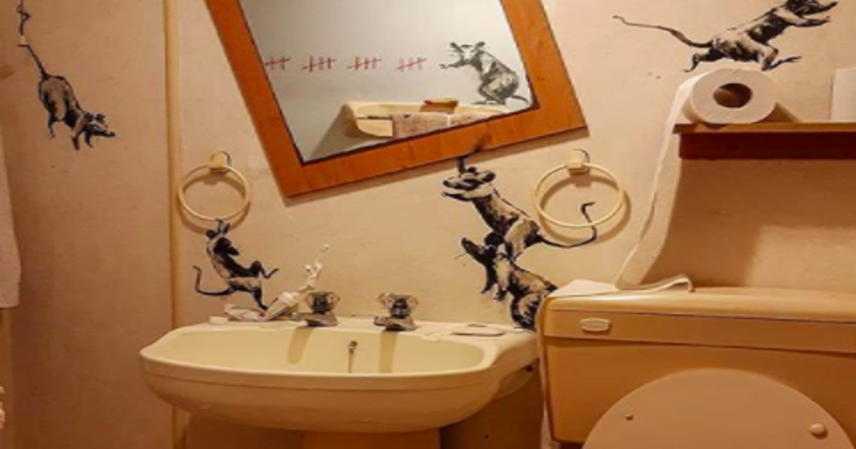 Banksy reveals new graffiti as he 