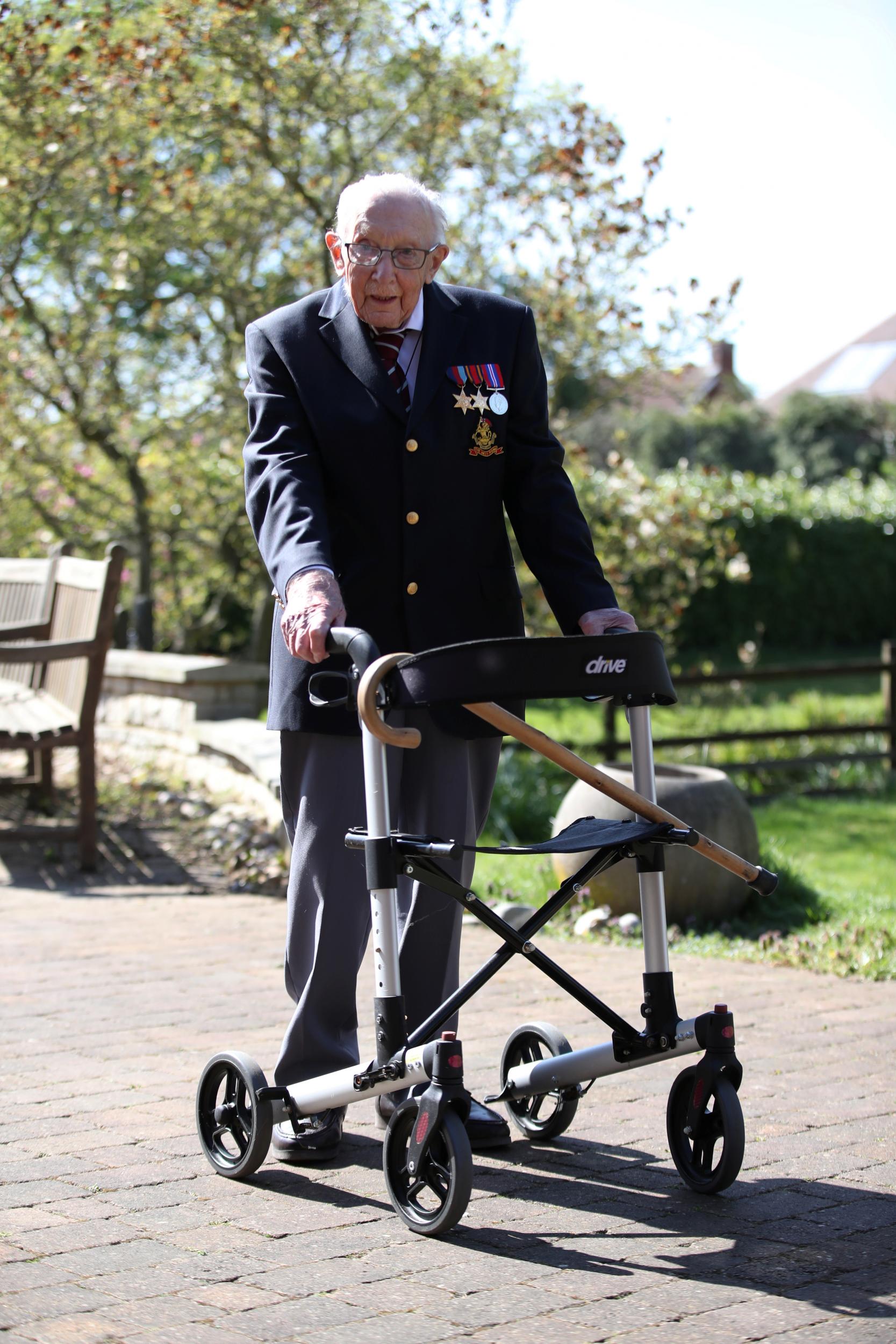 Retired British Army Captain Tom Moore, 99