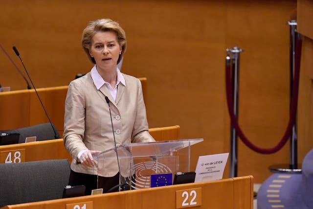 Ursula Von der Leyen apologises to Italy for not sending enough support at start of coronavirus crisis