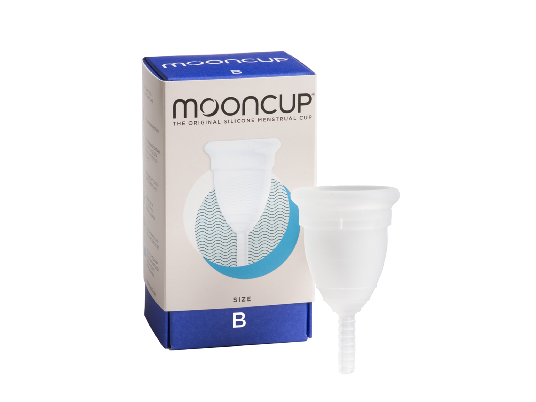 Made from medical grade rubber, a Mooncup does take some getting used to, but once you're comfortable using one, it'll rid the need of ever using tampons or pads (Mooncup)