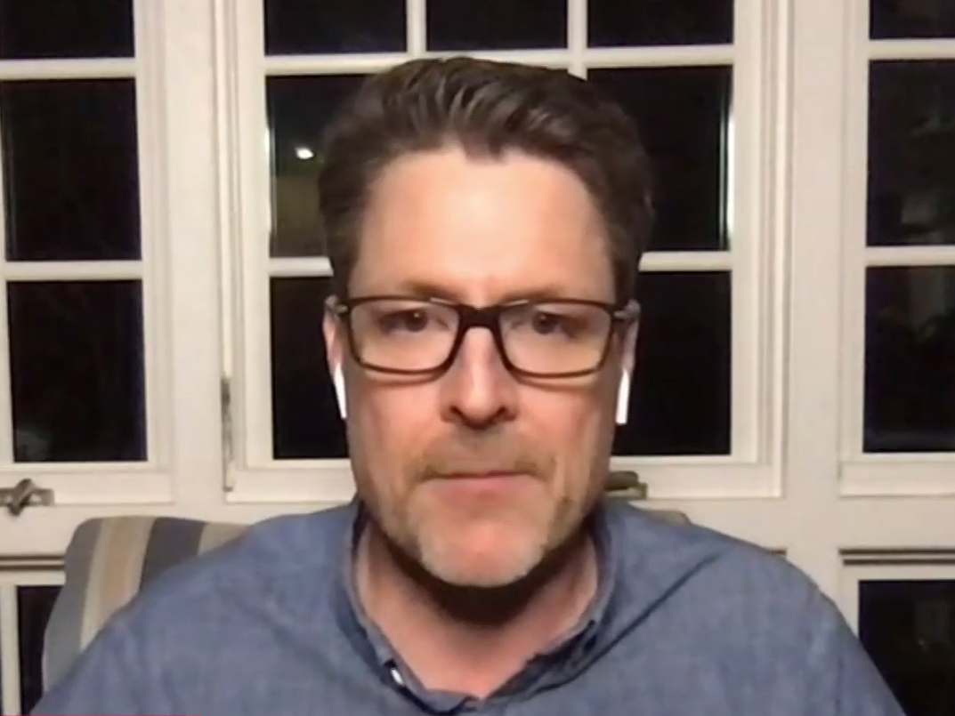 Stephen Sample, speaking to Brian Williams