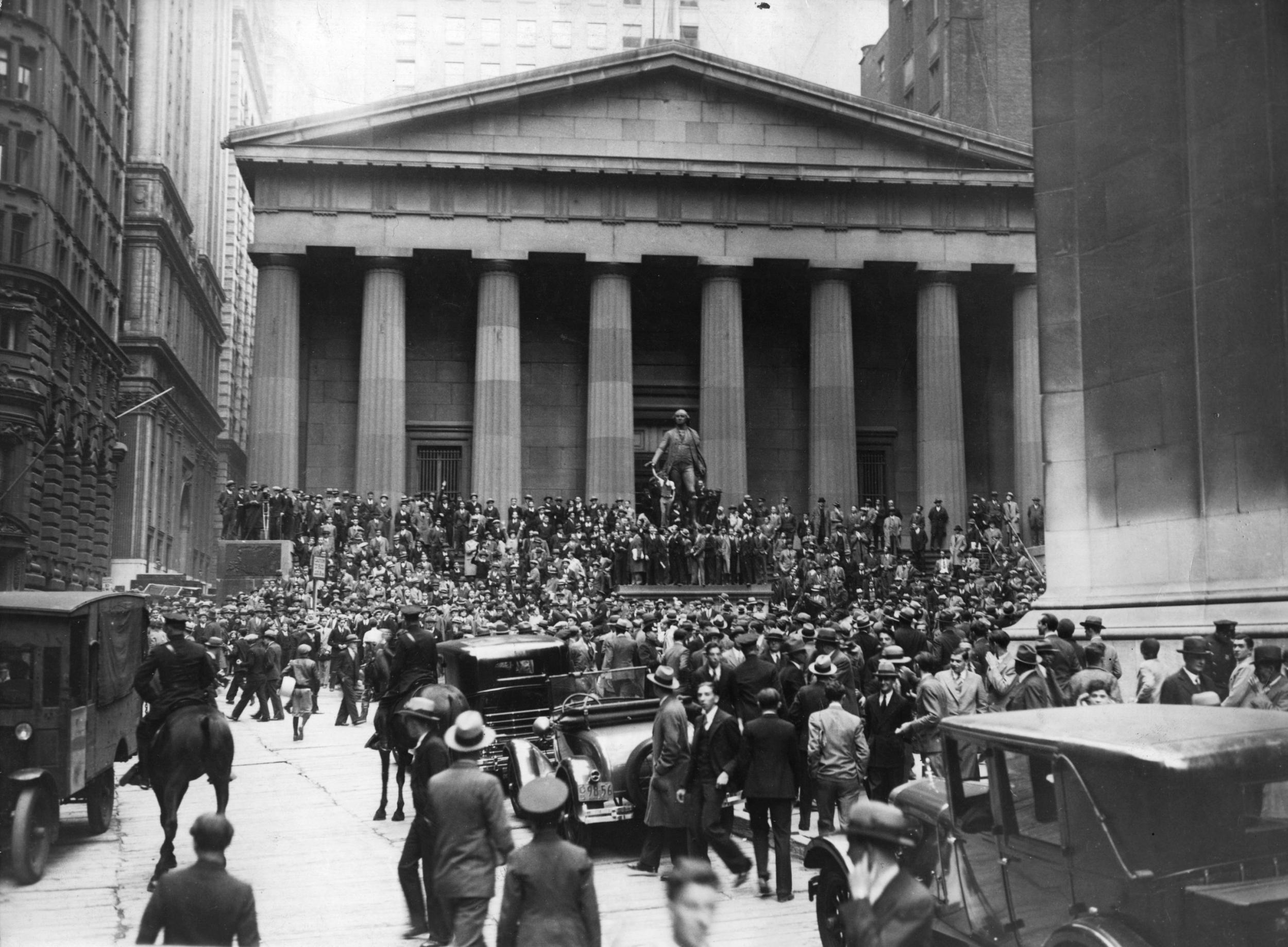 Manhattan, 1929: the Great Depression triggered much of the political upheaval of the 1930s