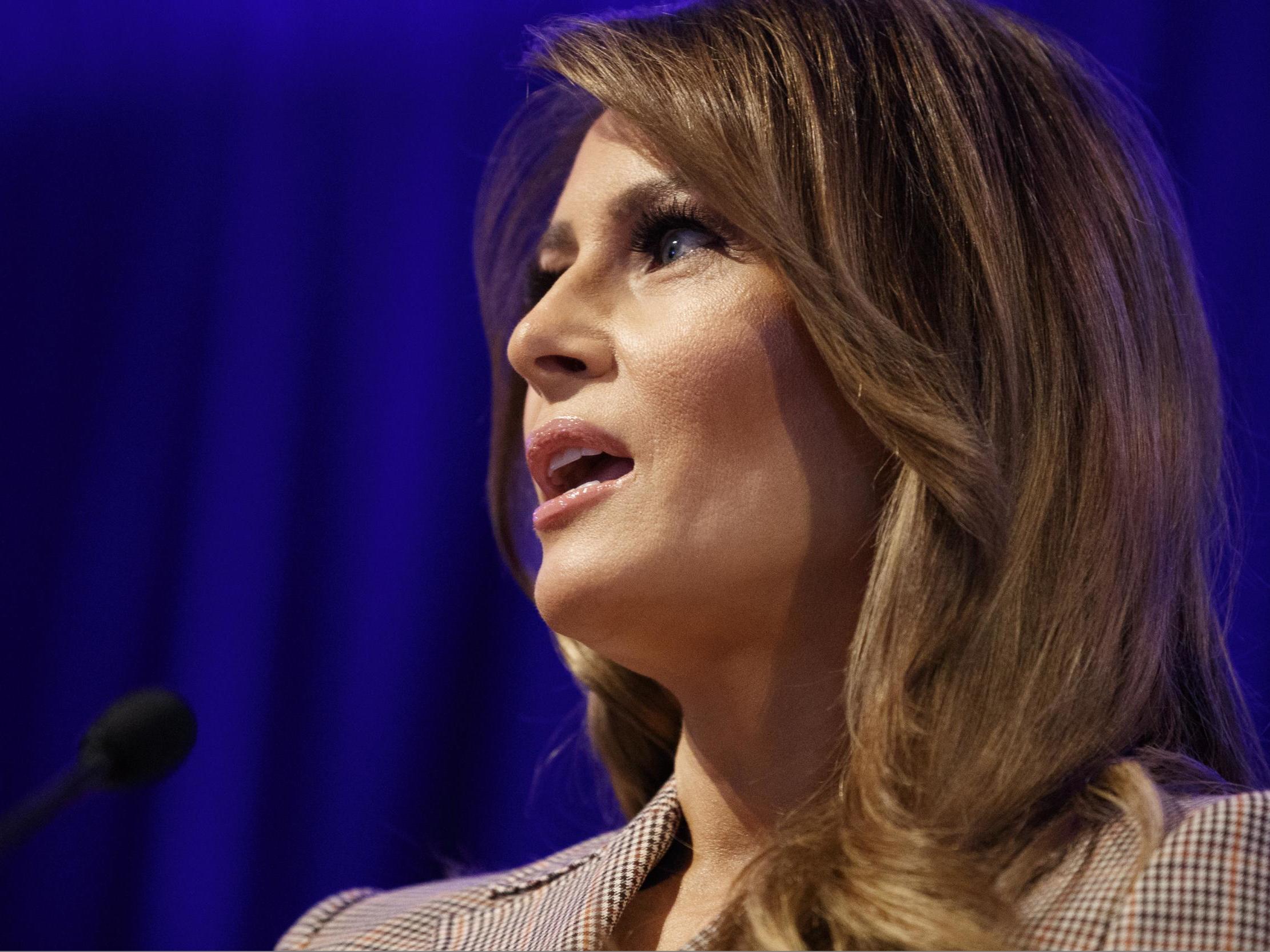 &apos;There&apos;s no reason for violence&apos;: Melania Trump tweets about protests after president threatened to shoot looters