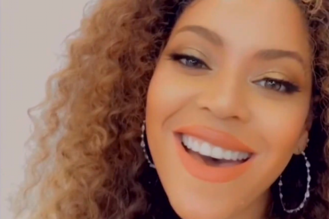 Beyonce makes a surprise appearance on ABC's Disney Family Singalong