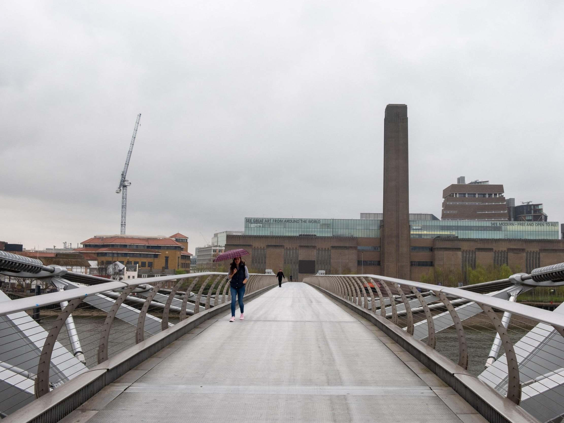 Parts of the UK are forecast to be cloudy and rainy at the start of its fourth weekend in lockdown