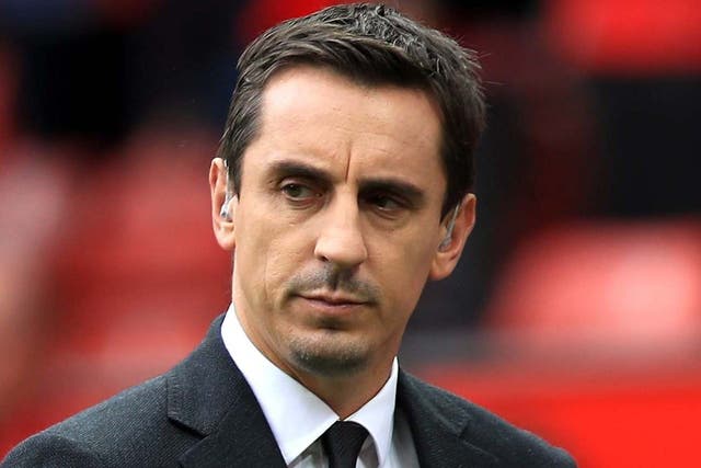 Gary Neville said actions rather than slogans are required to combat racism