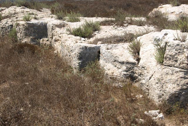 Limestone quarrying was an important industry in the Nazareth area. The main quarries were used to produce stone for the region's construction industry. Smaller quarries were used to produce ritually important stone bowls and cups