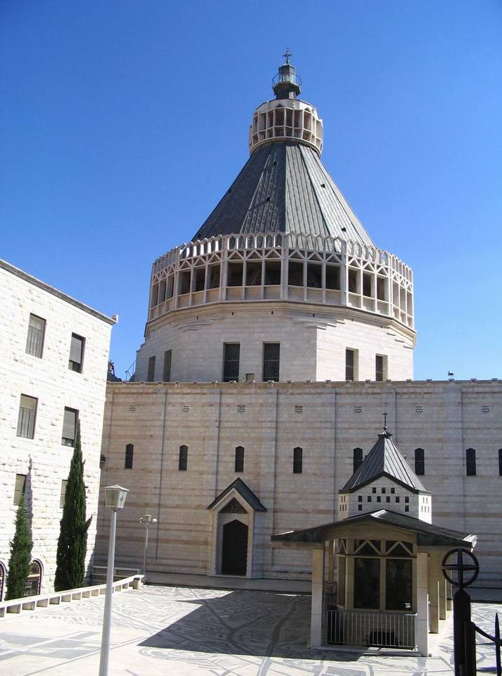 Nazareth’s Church of the Annunciation, under which lie a complex of hiding places used by anti-Roman Jewish rebels