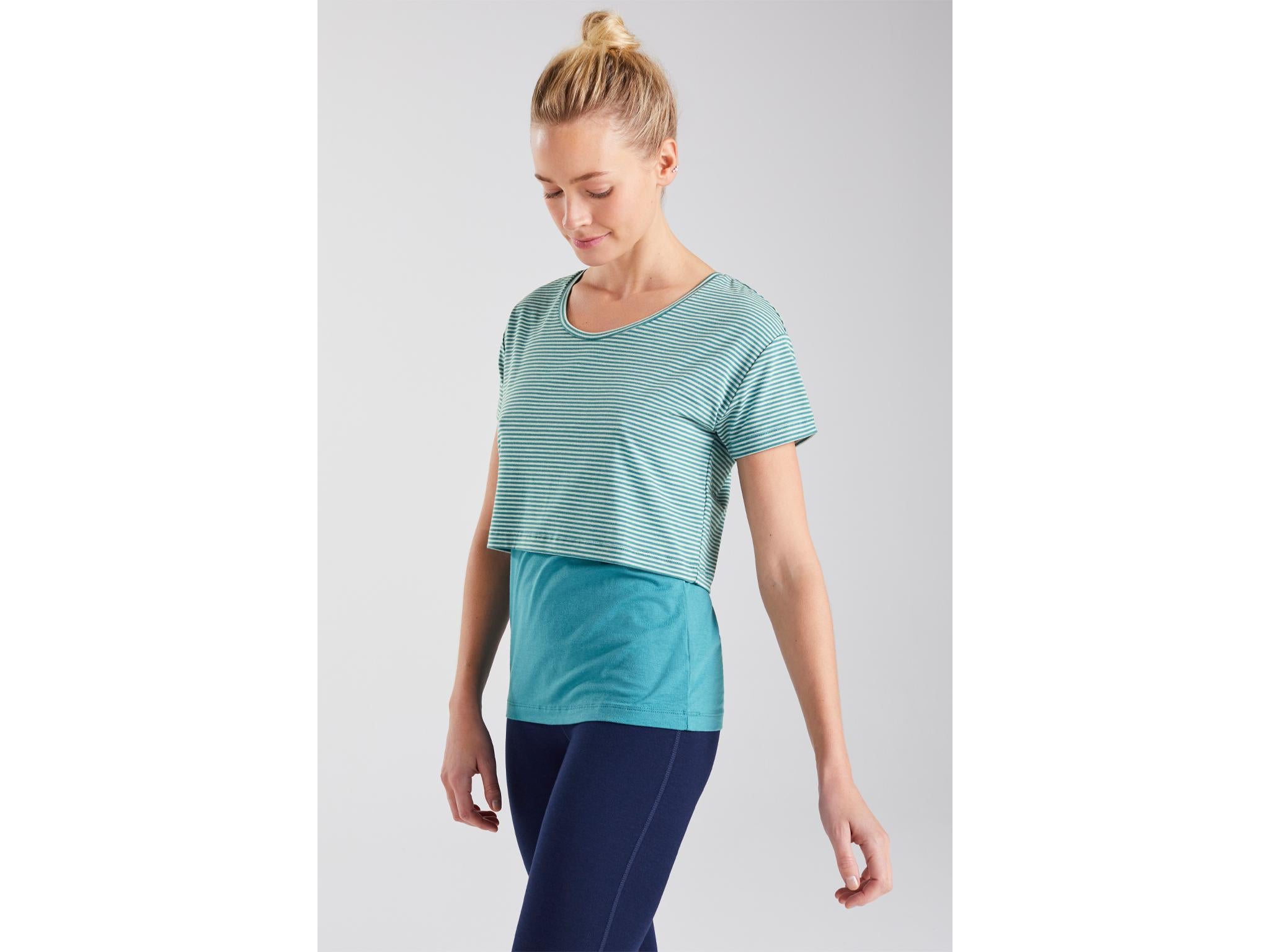 double layer yoga top