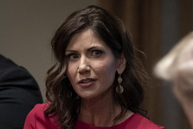 Governor Kristi Noem remains firm on not issuing stay-at-home orders for South Dakota despite a growing hotspot at a pork-processing plant