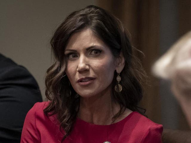 Governor Kristi Noem remains firm on not issuing stay-at-home orders for South Dakota despite a growing hotspot at a pork-processing plant