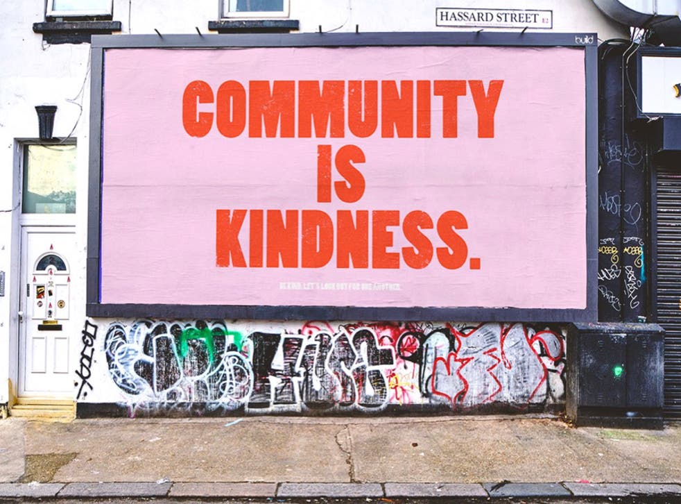 The Community is Kindness poster is making waves