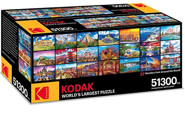 You can buy the world's largest puzzle from Kodak (Amazon)