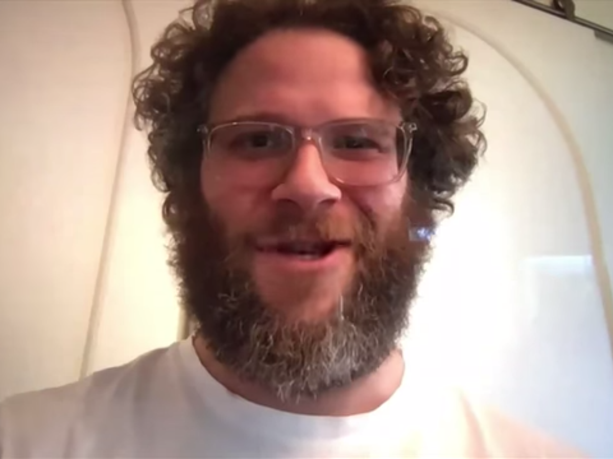 Seth Rogen pranks Jimmy Kimmel during video call