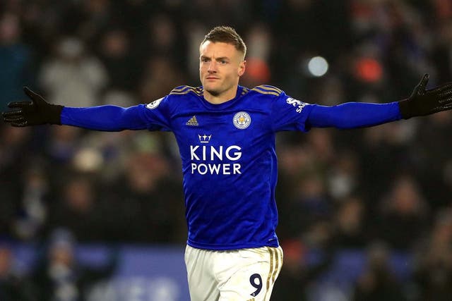 Jamie Vardy is the league's top scorer with 19 goals