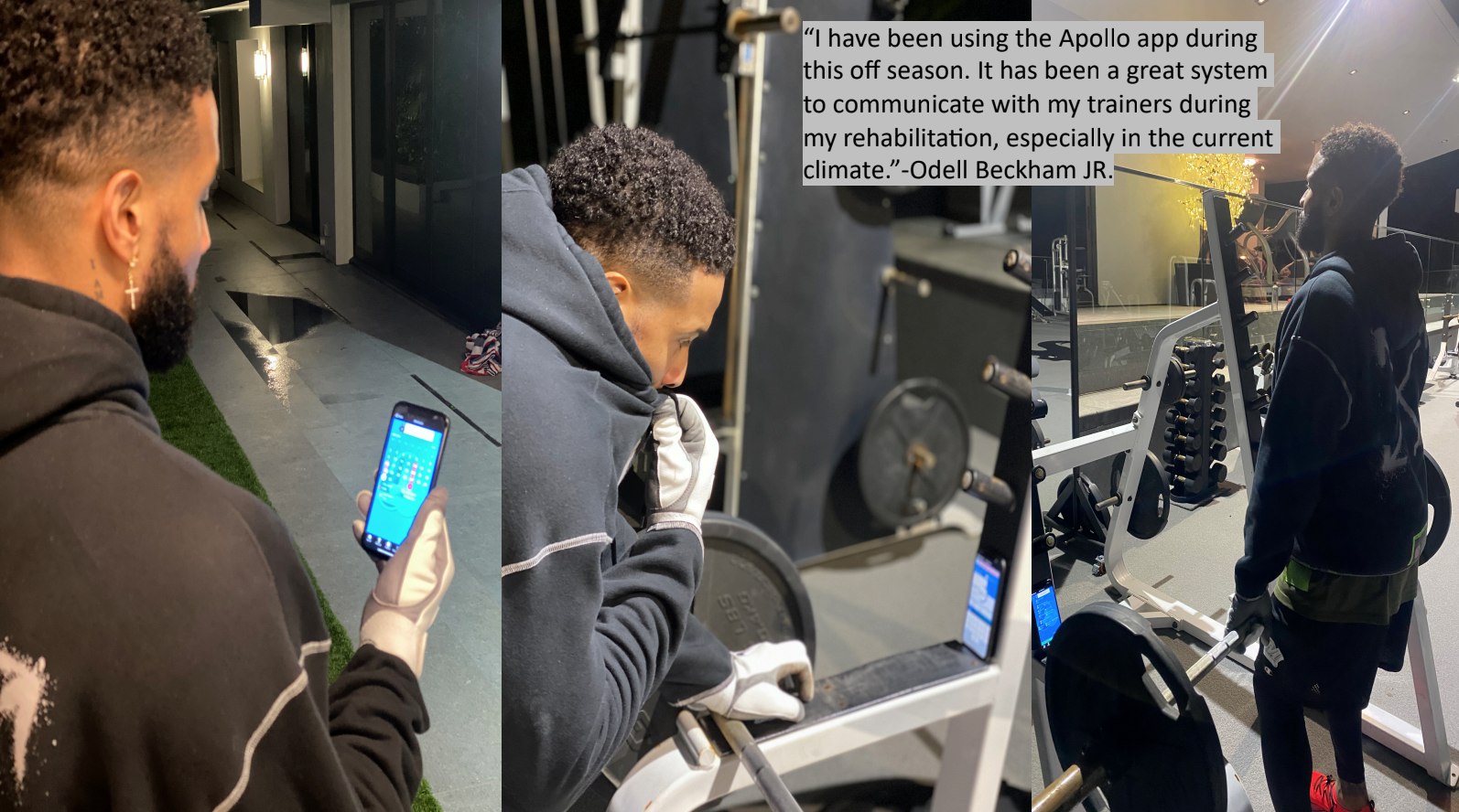 Odell Beckham has been using ApolloV2 during the NFL offseason