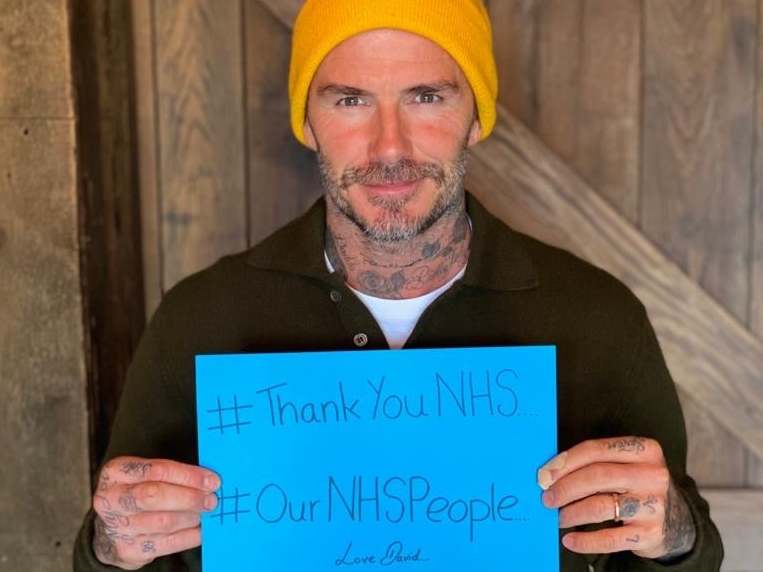 David Beckham, Diego Maradona and Zinedine Zidane front Fifa campaign to thank coronavirus health workers
