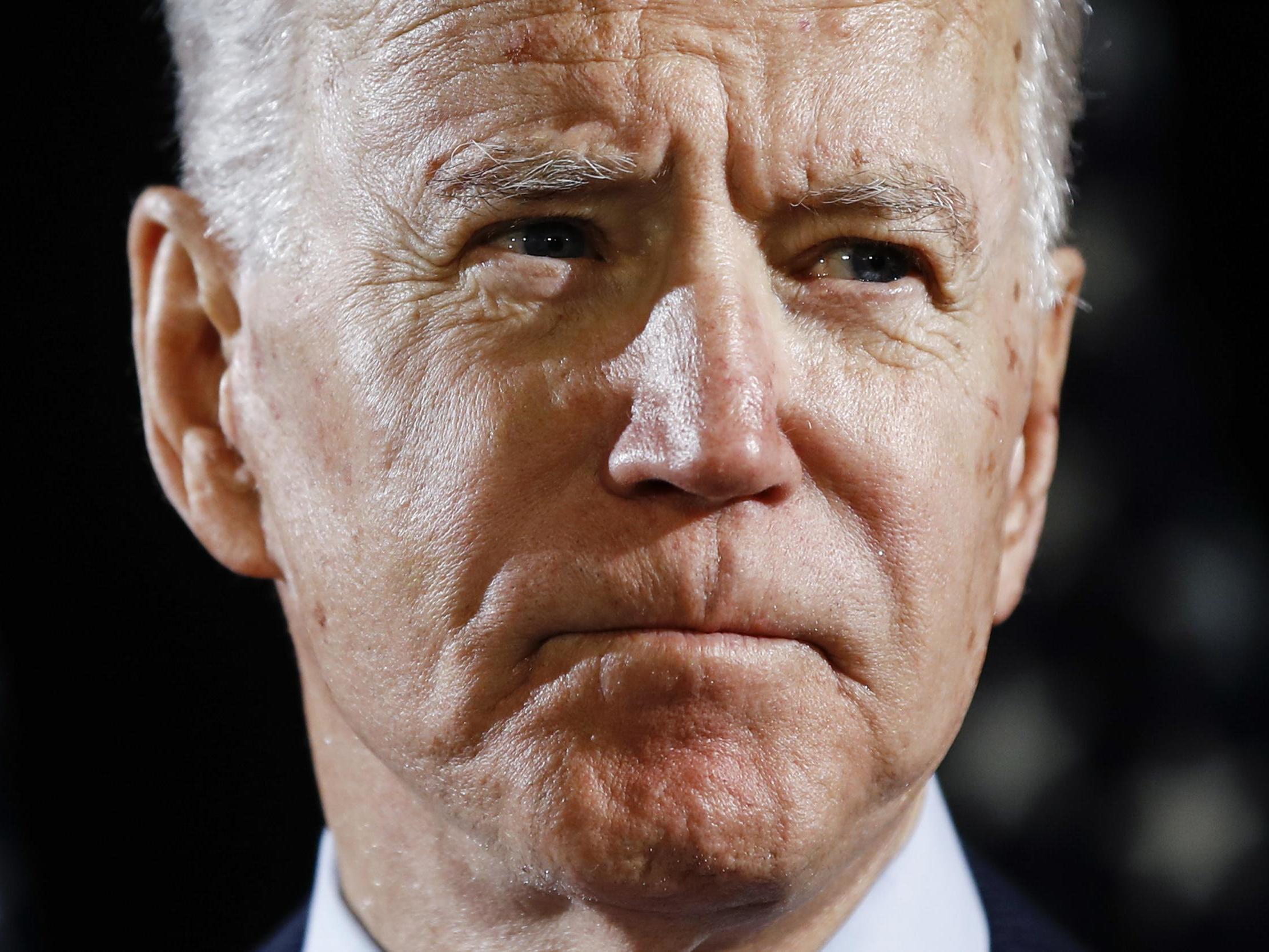 Joe Biden speaking in Wyoming