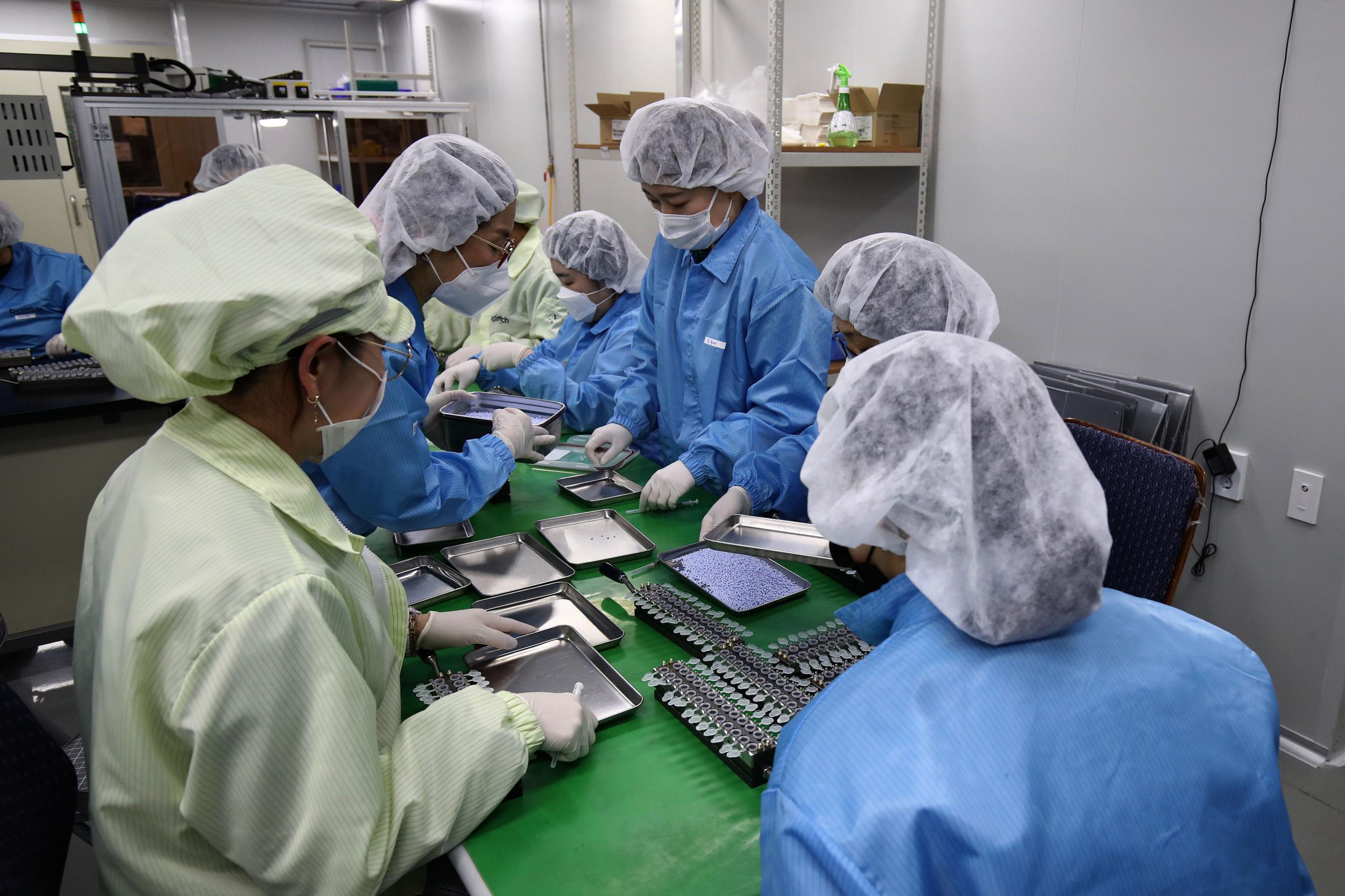 South Korea has ramped up its production of coronavirus test kits
