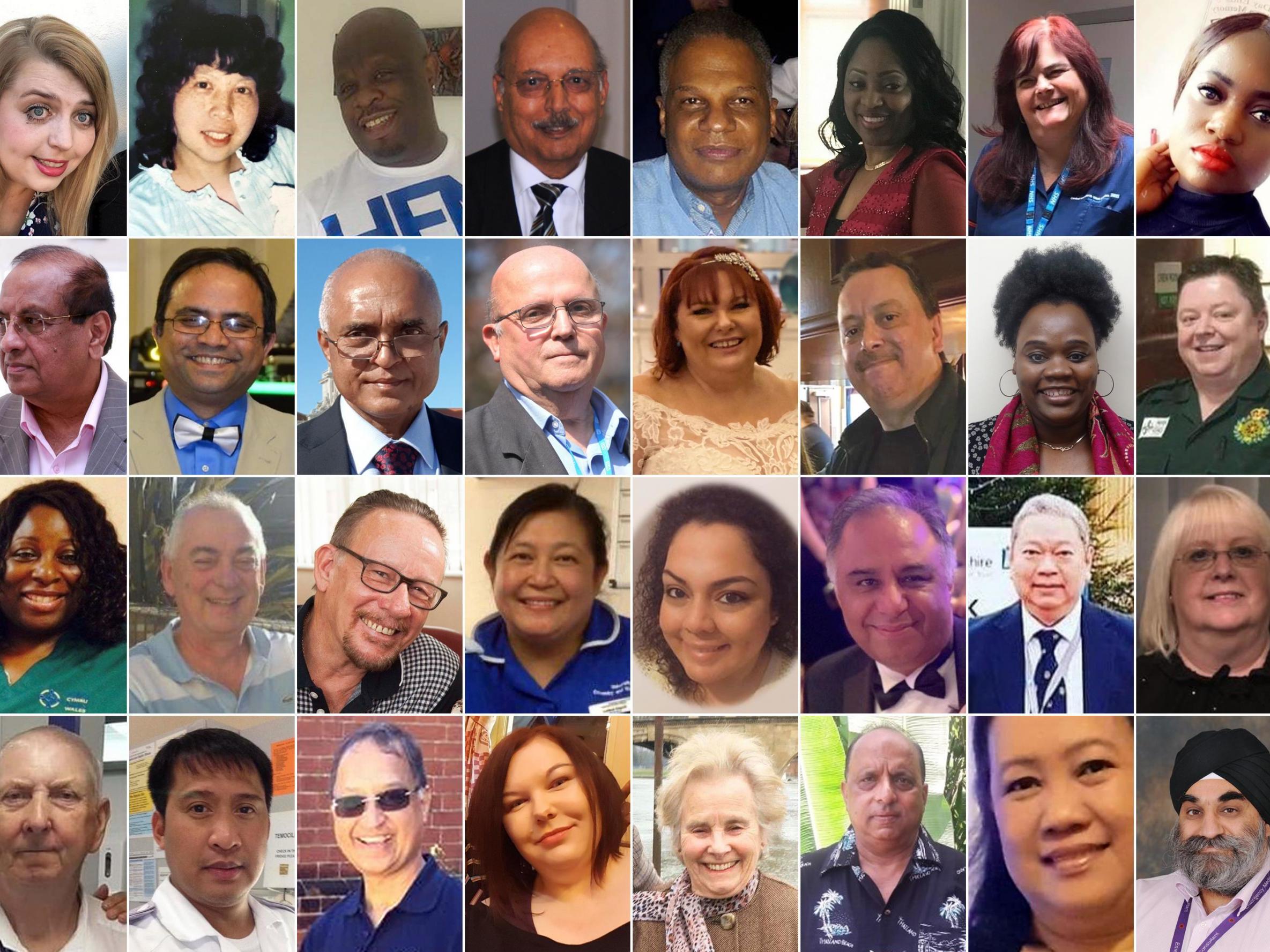 Some of the NHS workers who have died after contracting Covid-19