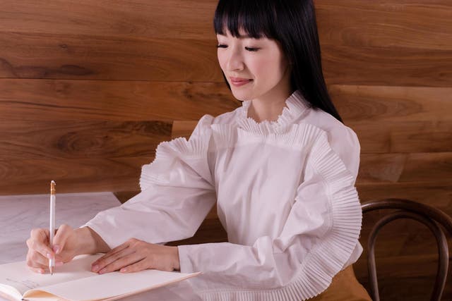 Marie Kondo is, like many of us, riding out the pandemic at home