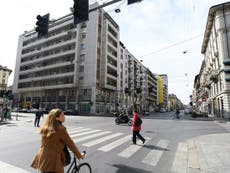 Coronavirus: Congested Milan to turn roads into cycle lanes after drop in air pollution due to lockdown