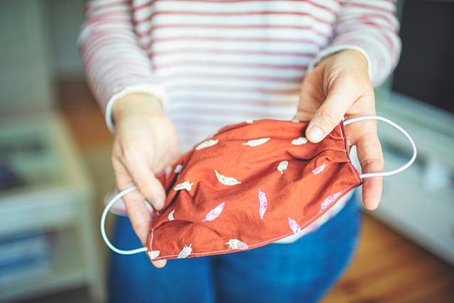 Lexi Collins sewed approximately 100 masks for nurses and first responders in Texas