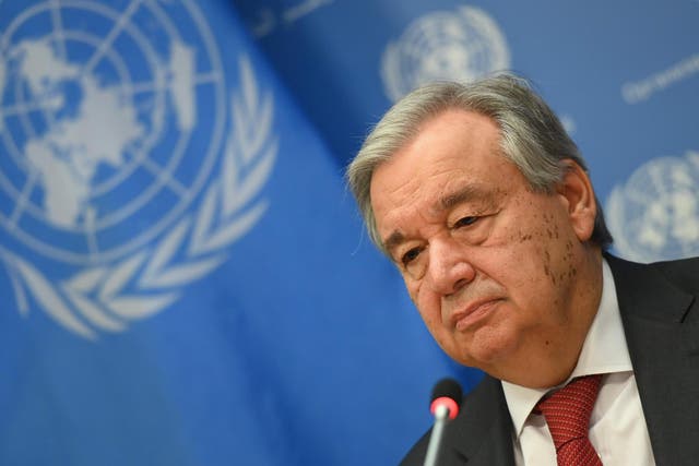 UN secretary-general Antonio Guterres said governments must consider climate change as part of post-coronavirus recovery efforts
