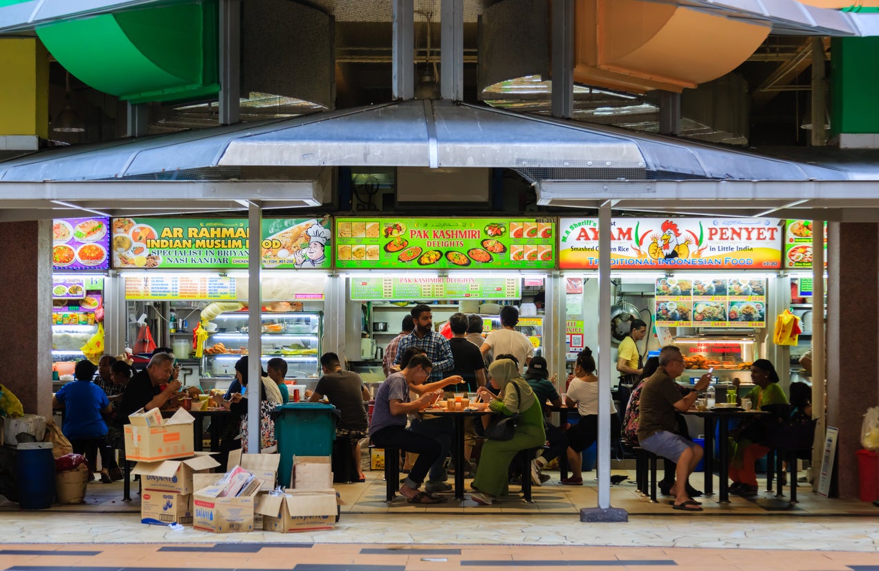 Tekka Centre food court in Singapore’s Little India