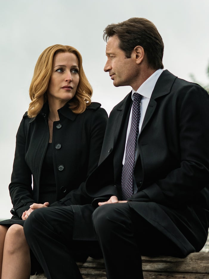 Indifference: Gillian Anderson and David Duchovny in the revived ‘X-Files’