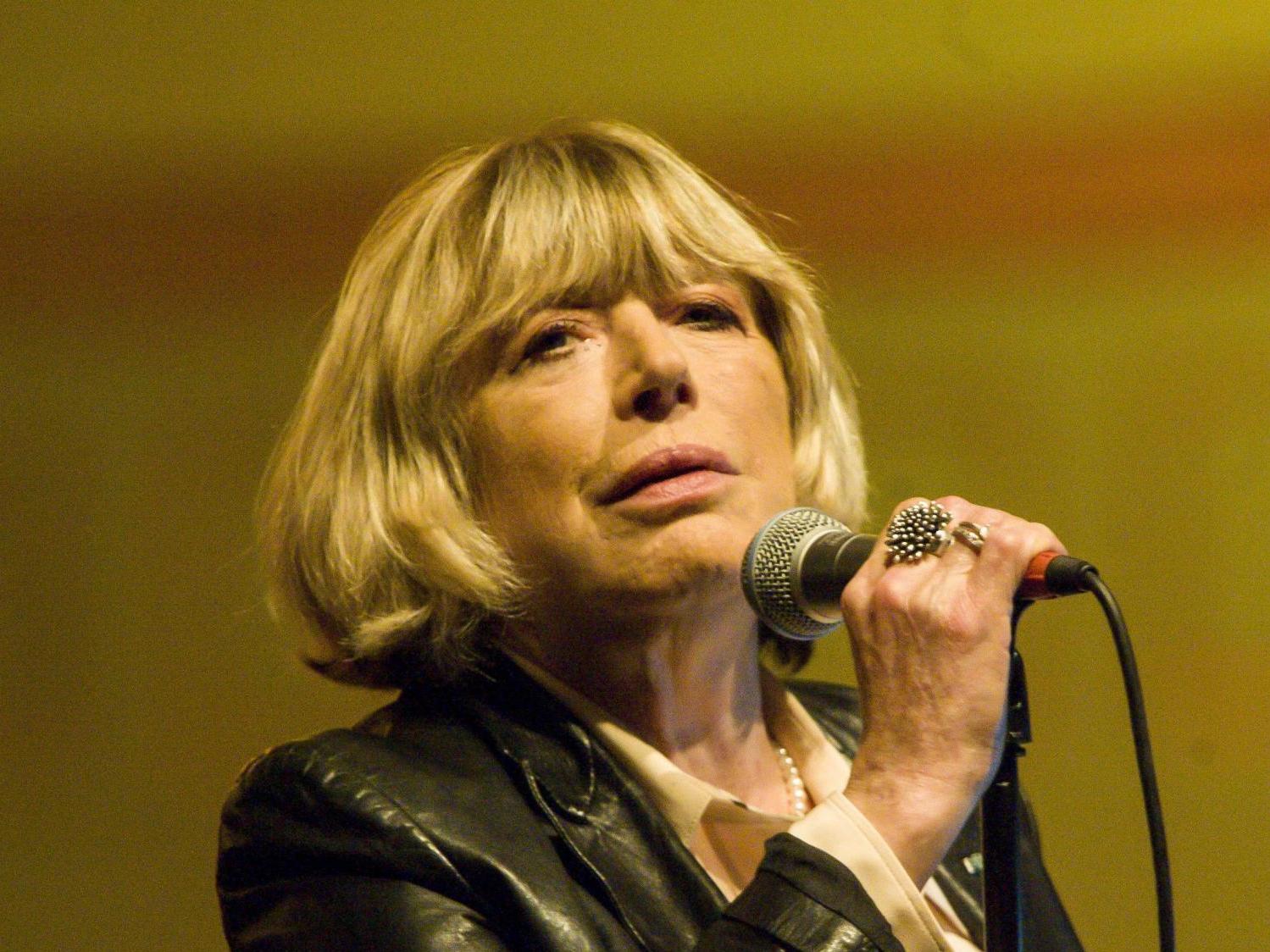 Marianne Faithfull performs in Germany in 2015