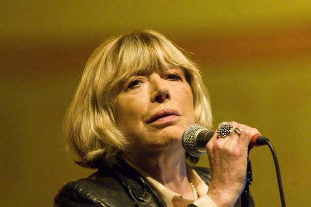 Marianne Faithfull performs in Germany in 2015