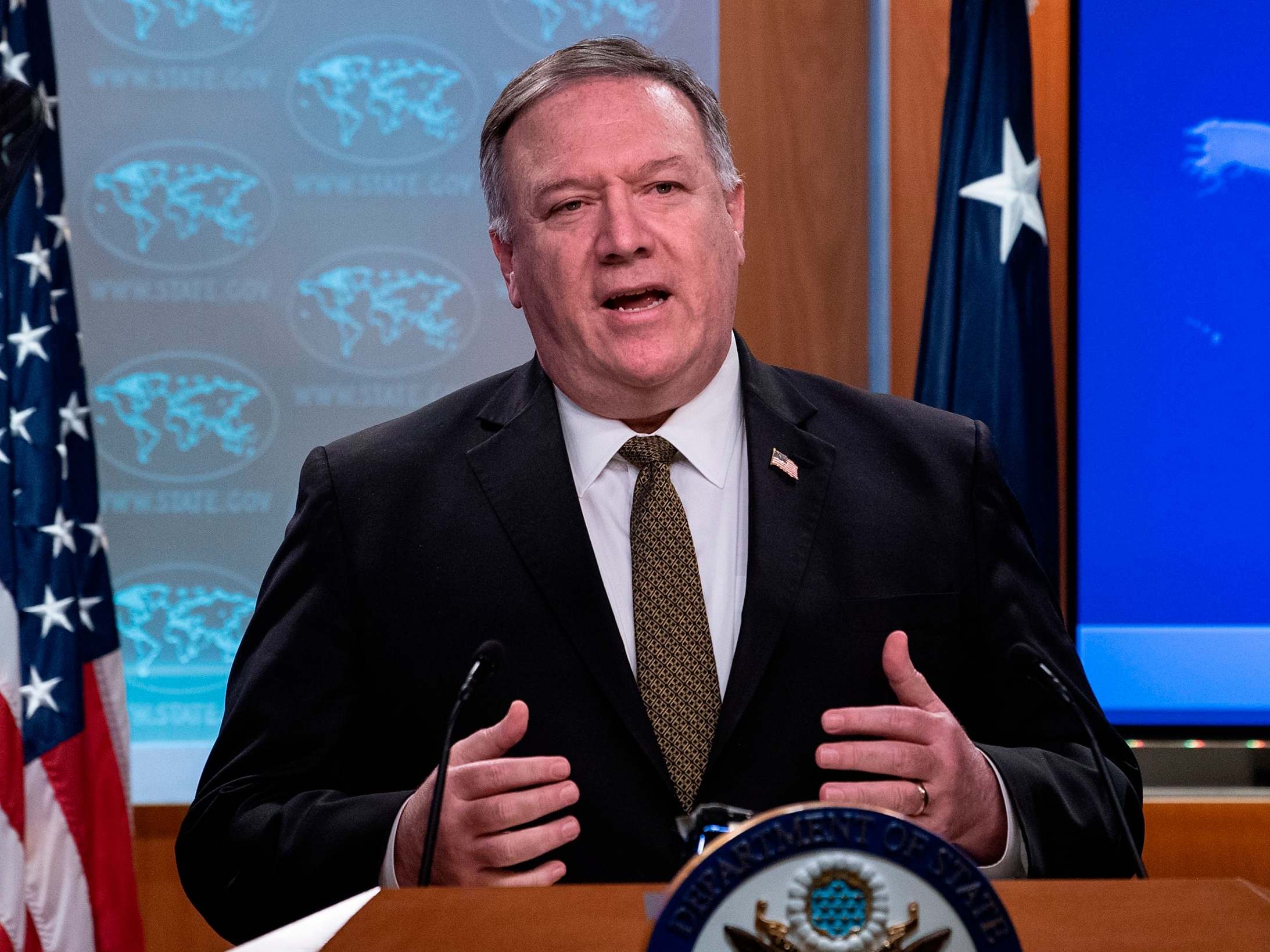 "China has a history of infecting the world," Mr Pompeo said during an interview on Sunday