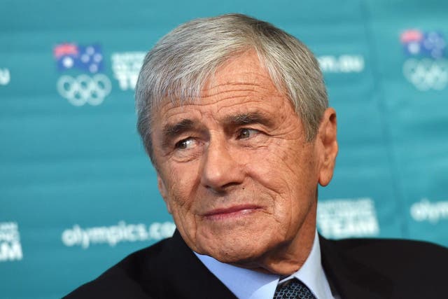 Executive chairman of Australia's Seven Group Holdings, Kerry Stokes, attends the announcement in Sydney on August 5, 2014 that the Seven Network had secured the Australian Olympic broadcast rights until 2020. The multi-million dollar deal includes TV rights to the summer Olympic Games in Rio de Janeiro in 2016 and Tokyo in 2020 and the winter Olympic Games in PyeongChang in 2018. AFP PHOTO / William WEST