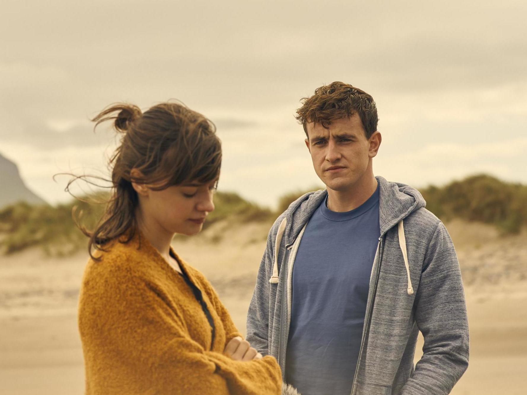 Daisy Edgar-Jones and Paul Mescal as Marianne and Connell in Sally Rooney adaptation 'Normal People'