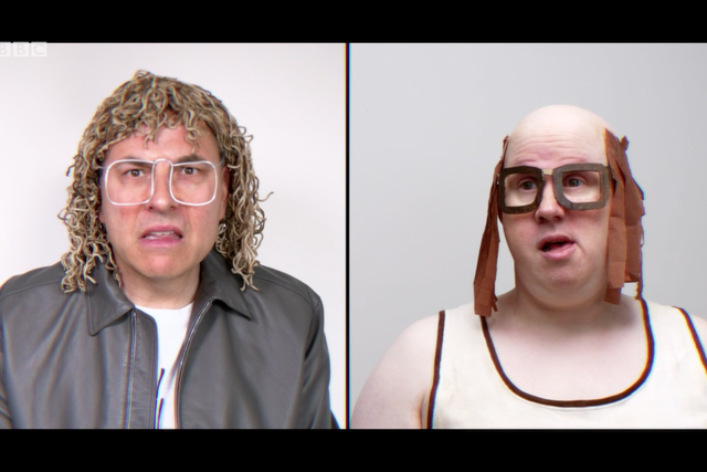 David Walliams and Matt Lucas recreate their Little Britain characters for BBC's Big Night In