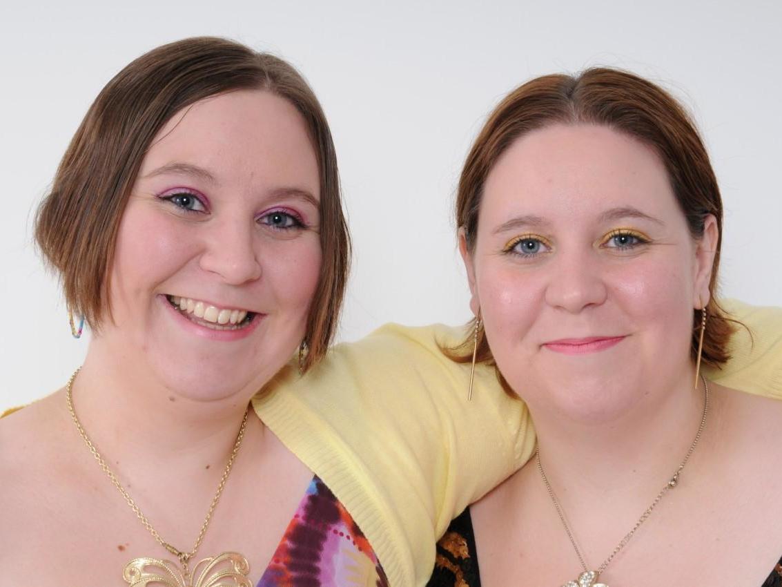 Katy and Emma Davis, 37, both had an underlying health condition