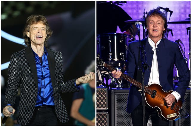 Mick Jagger and Sir Paul McCartney continue to claim their own band is the best