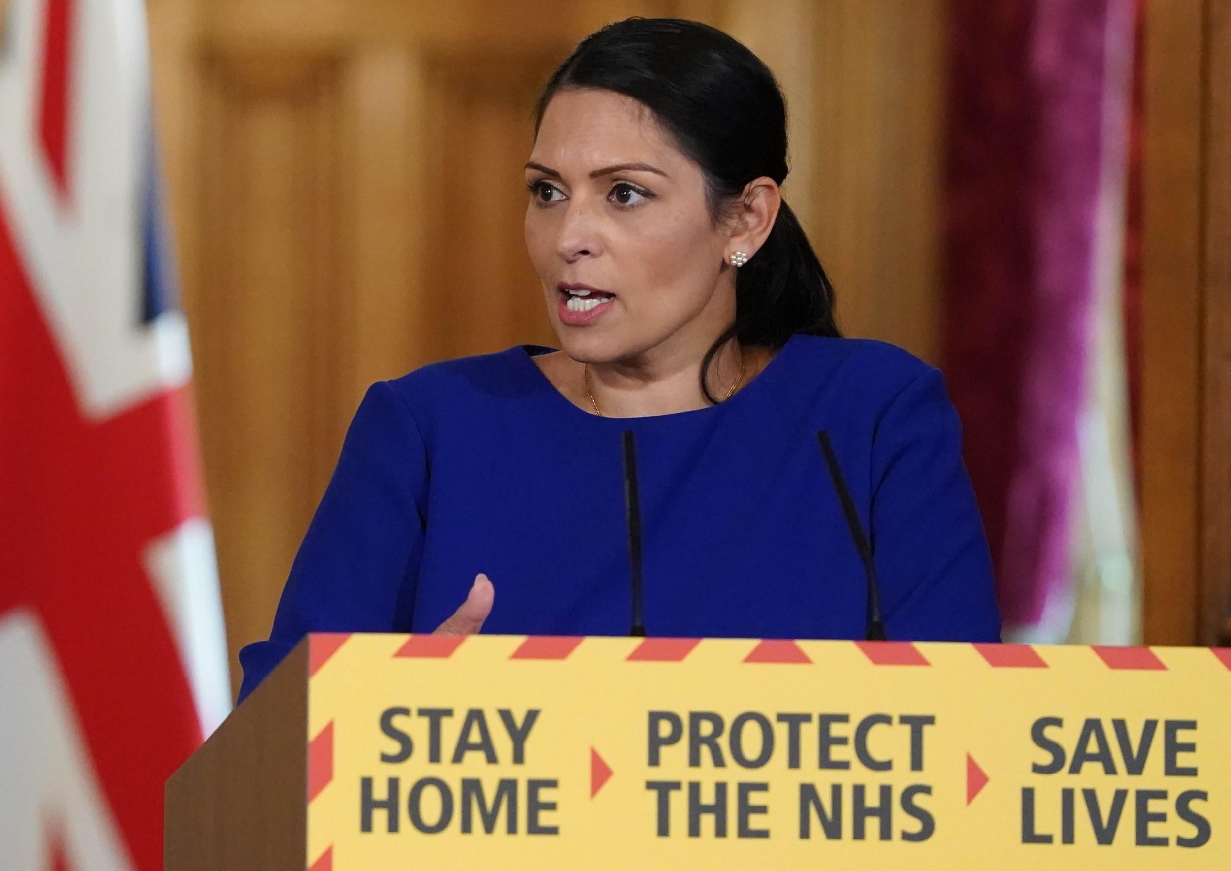 Related video: Priti Patel says there will be ‘new norms’ for British society after lockdown