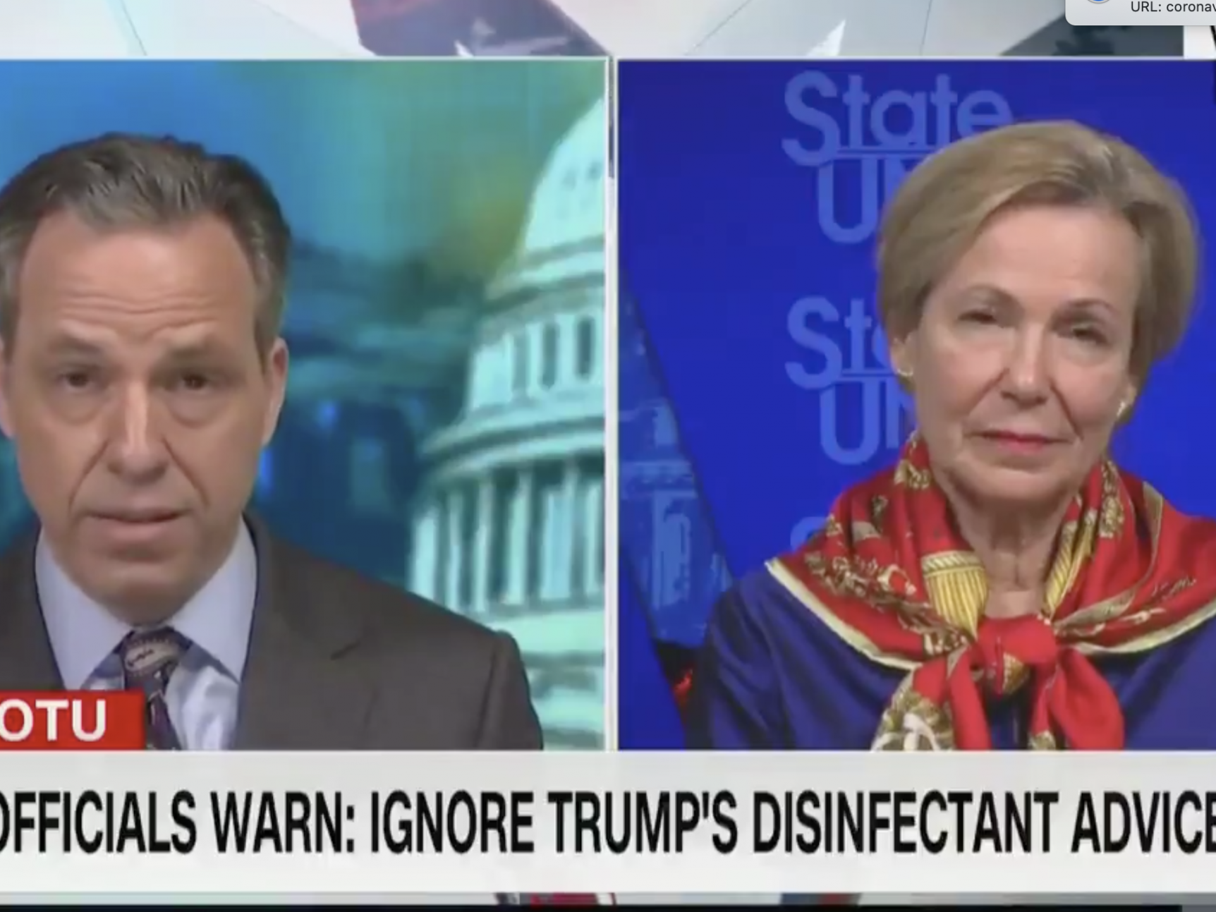 Coronavirus: White House doctor defends Trump following disinfectant claims and tells media to 'move on'