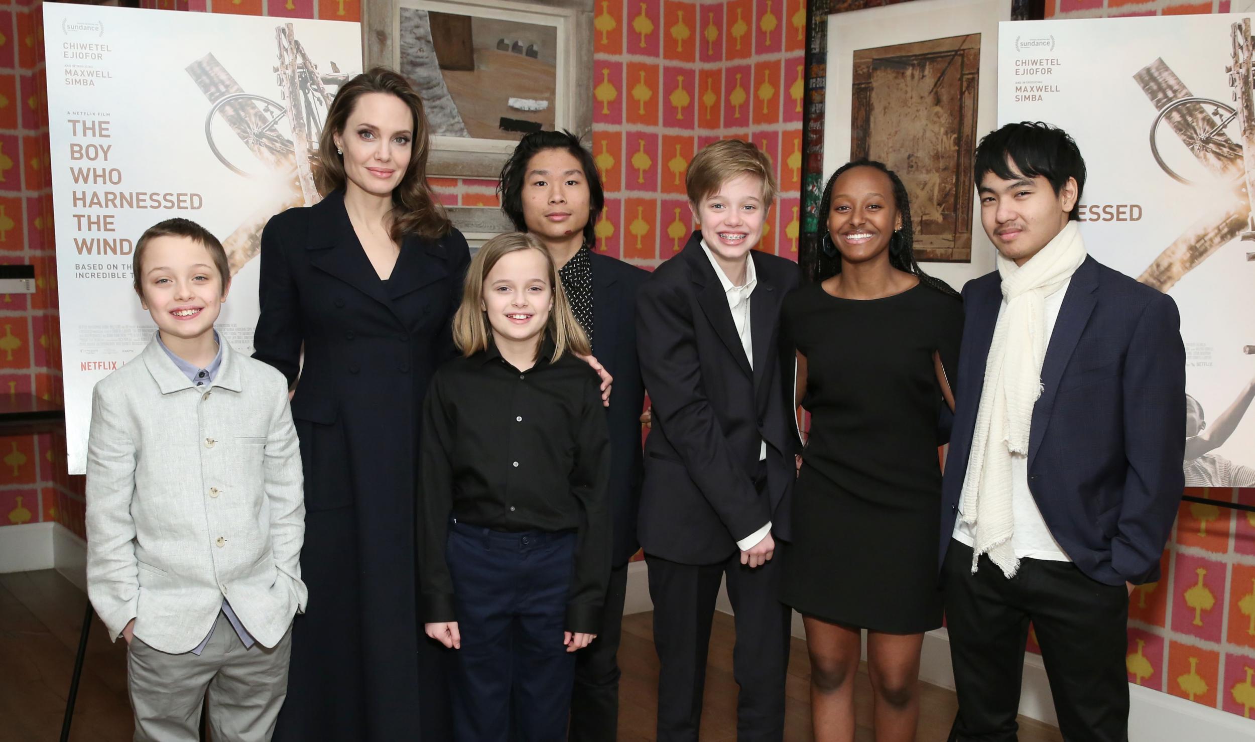 Jolie has six children, Maddox, 18, Zahara, 15, Pax, 16, Shiloh, 13 and twins Knox and Vivienne, 11(Getty)